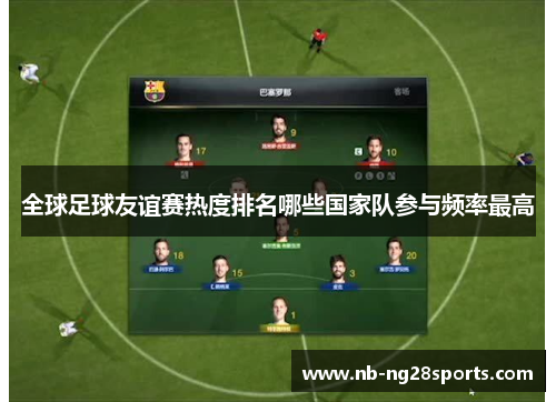 全球足球友谊赛热度排名哪些国家队参与频率最高