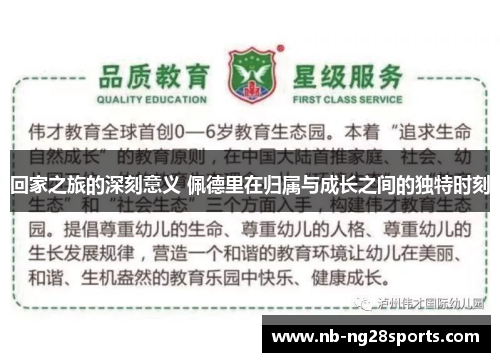 回家之旅的深刻意义 佩德里在归属与成长之间的独特时刻