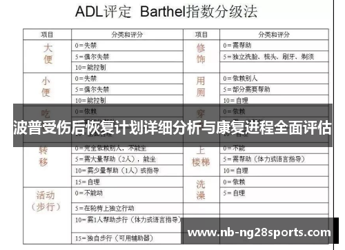 波普受伤后恢复计划详细分析与康复进程全面评估